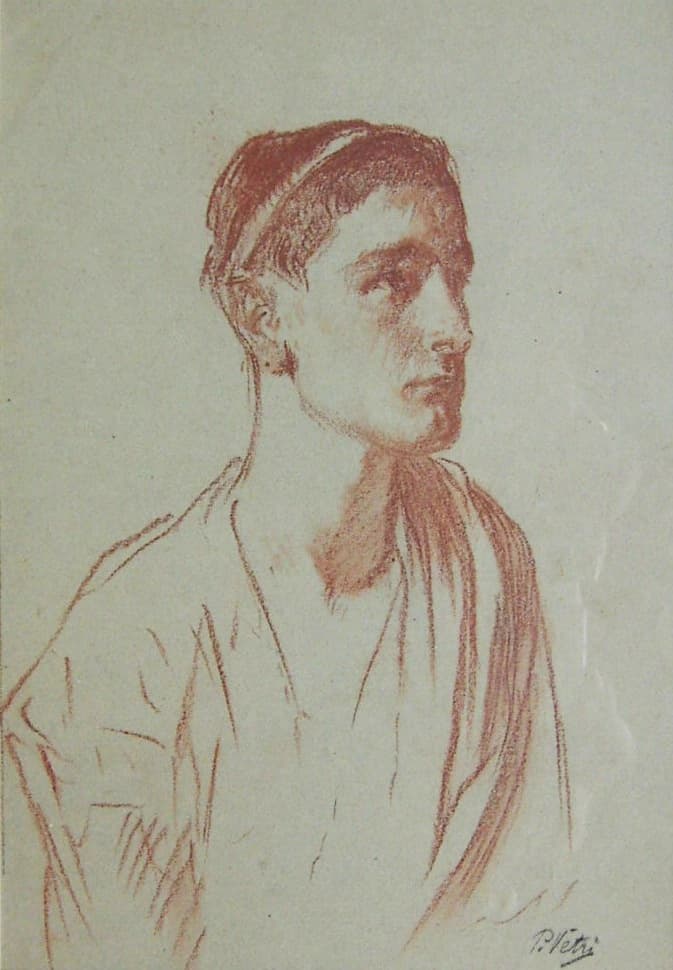 Disegno di Paolo Vetri, Artista Siciliano del XIX Secolo