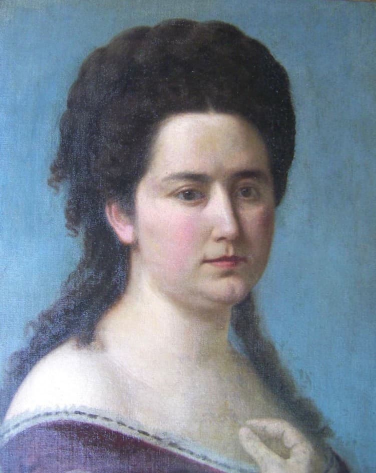 Bernardo Celentano: Ritratto di Gentildonna, Olio su Tela