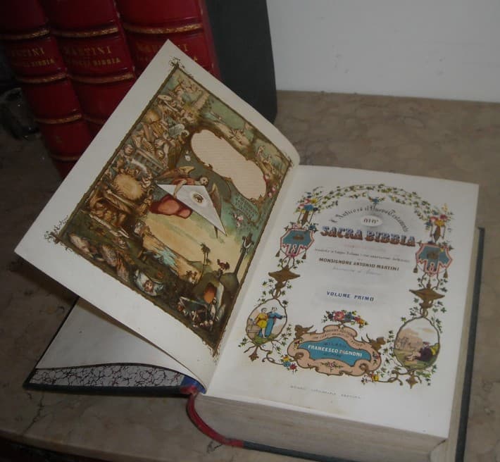 Bibbia Martini, Edizione illustrata, Milano, 1862