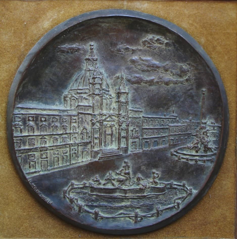 Scultura 'Mancinelli' Piazza Navona, Roma
