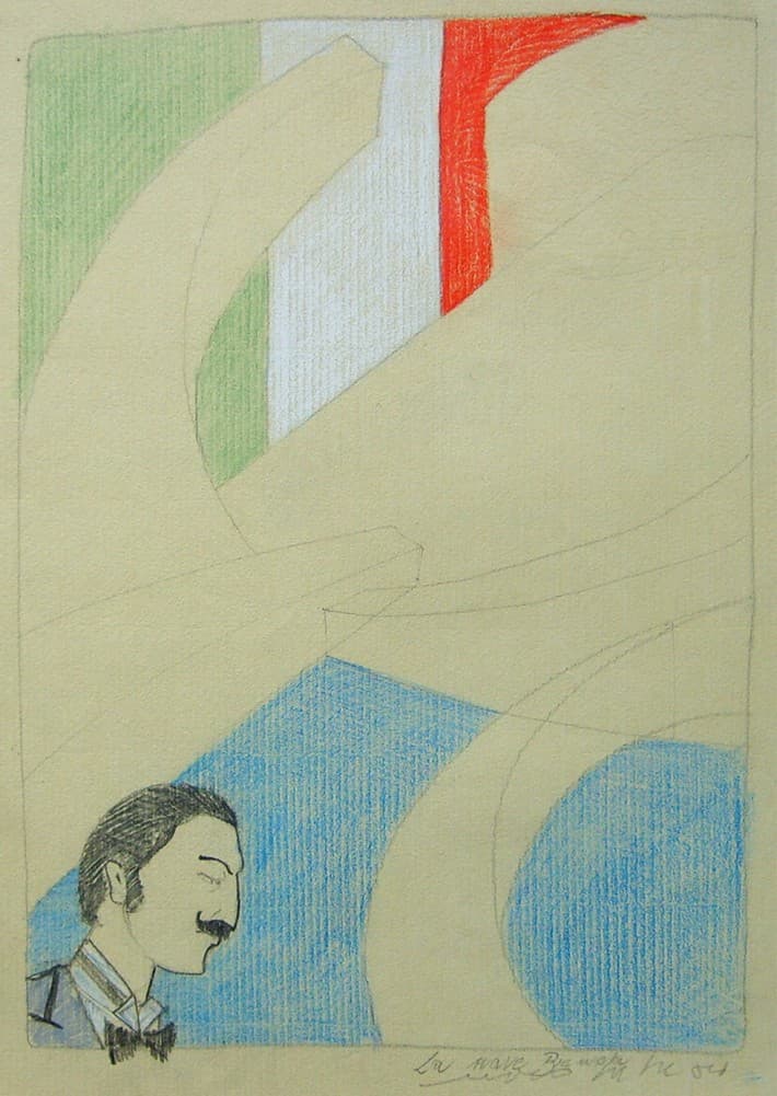 Marco del Re: La nave bianca, opera d'arte
