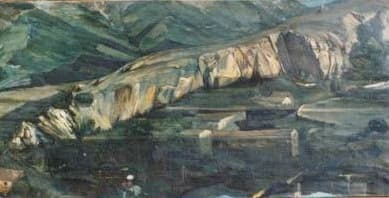 Pier Luigi Calore: Pastorello abruzzese, Disegno originale 1888
