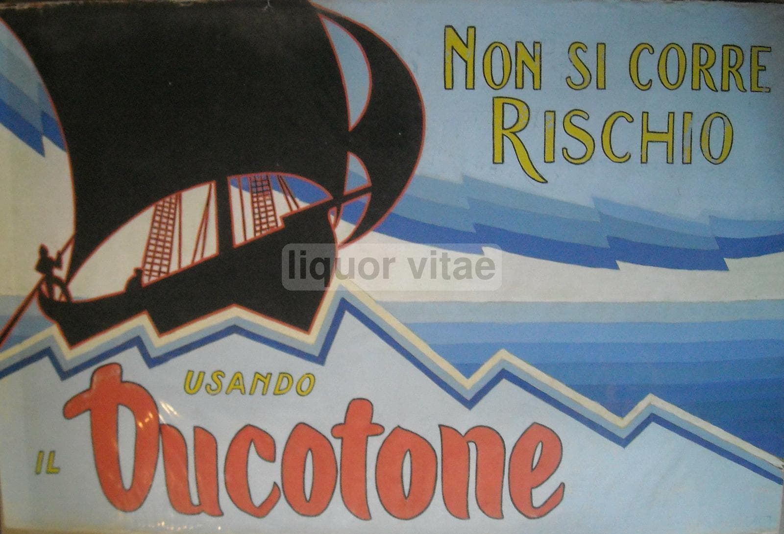 Ducotone: Bozzetto pubblicitario, tempera su carta, metà '900