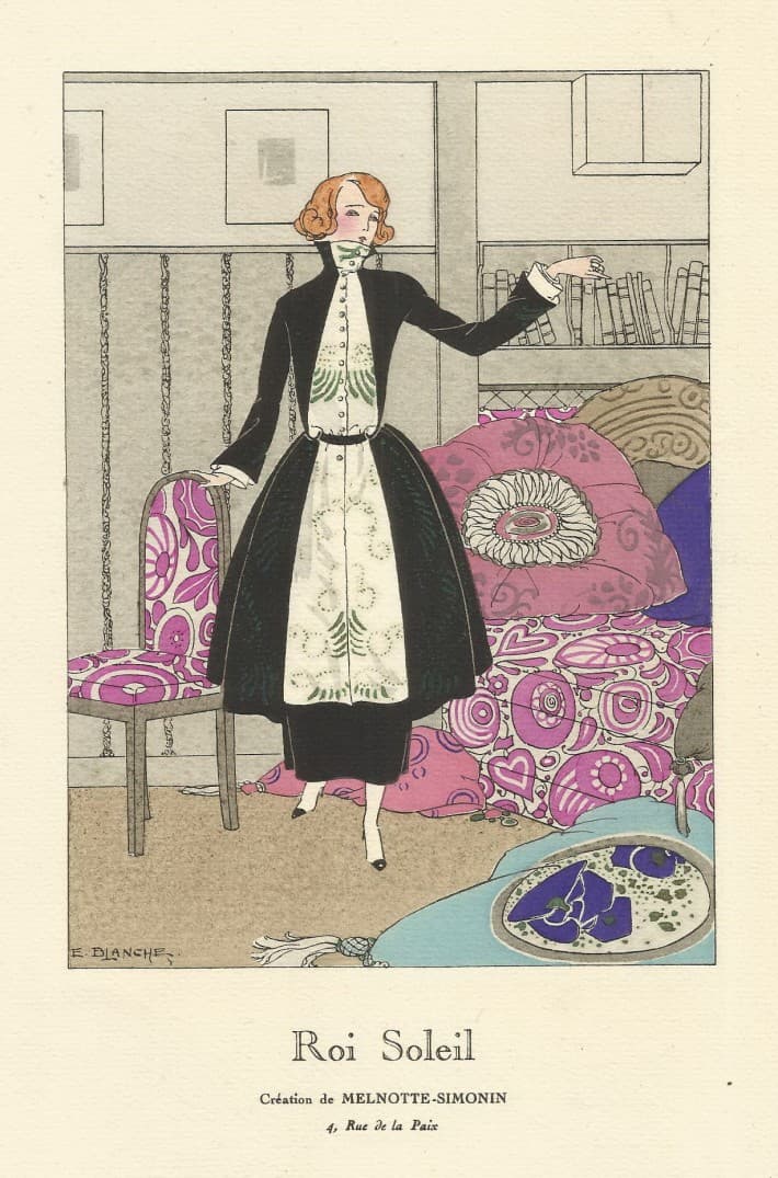 E. Blanche - Stampa pubblicitaria Liberty, Melnotte-Simonin, Parigi