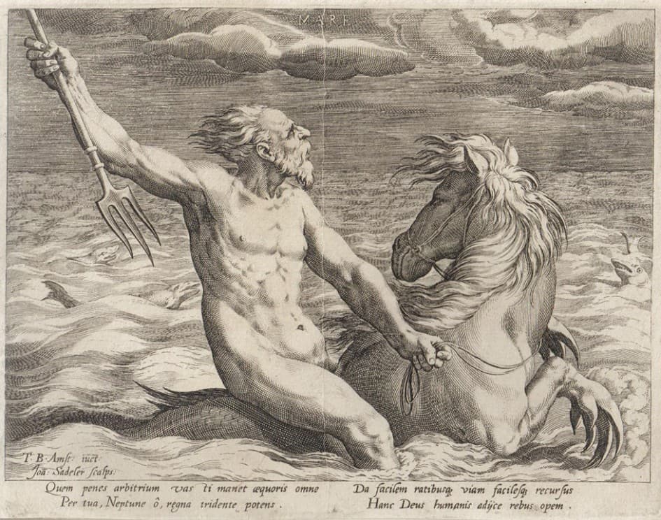 Jan I Sadeler: Incisione originale, Mare