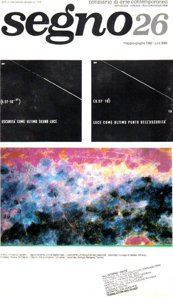 Luigi Magli: Recensione Mostra Personale - Segno 26, 1982