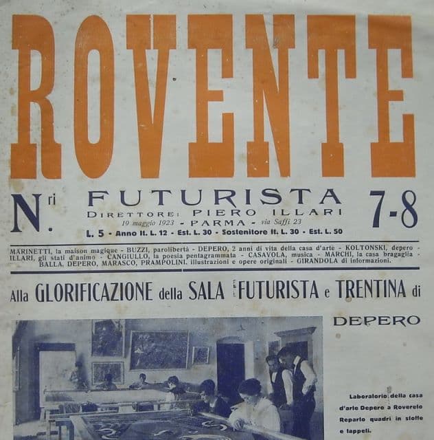 Rovente: Futurist Magazine, Parma 1923 - Original Edition