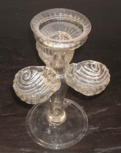 Saliera antica in vetro di Murano/Venezia da collezione
