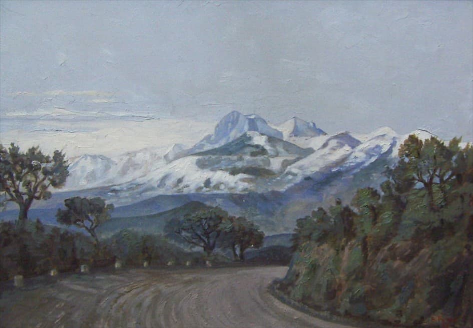 Salvatore Fumo: Gran Sasso from Collevecchio, 1938