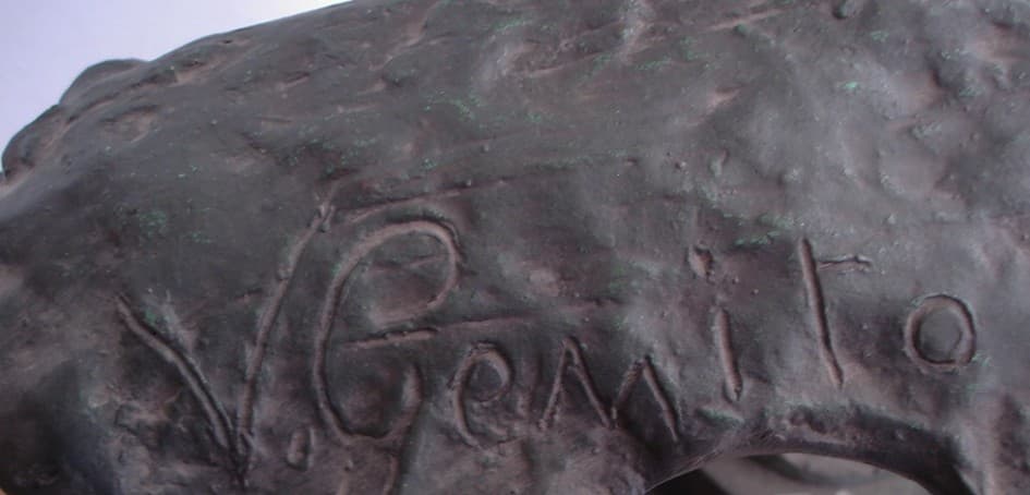 Vincenzo Gemito: Ritratto di Mariano Fortuny in bronzo